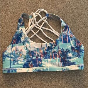 Born Primitive Blue and White Sports Bra Intimates